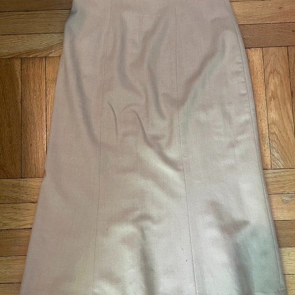 Beth Bowley Long Khaki Skirt with Buttons - Picture 4 of 4